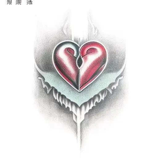 Heart with 3 Daggers tattoo design idea