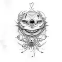 tim burton stitch  tattoo design idea