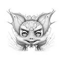 tim burton stitch  tattoo design idea