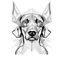 three doberman dogs  tattoo design idea