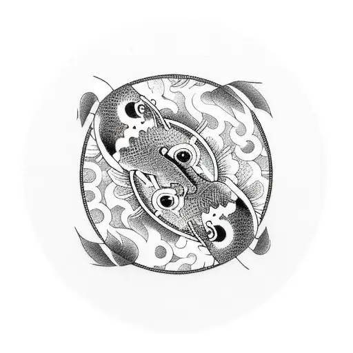 Koi Fish tattoo design idea