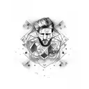messi tattoo design idea