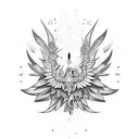 icarus  tattoo design idea