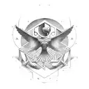 icarus  tattoo design idea