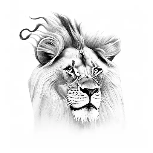 the lion king tattoo design idea
