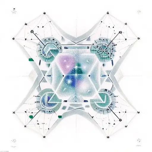 Software code forming a constellation in the night sky tattoo design idea