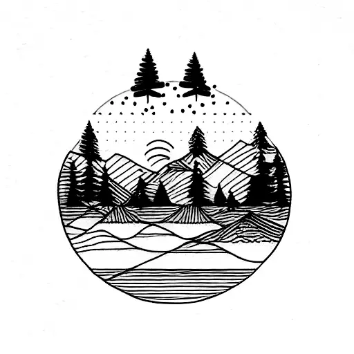 Bon Iver tattoo design idea