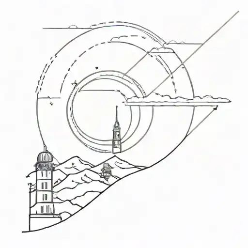 truman show flammarion tattoo design idea