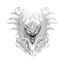 Nordic Dragon tattoo design idea