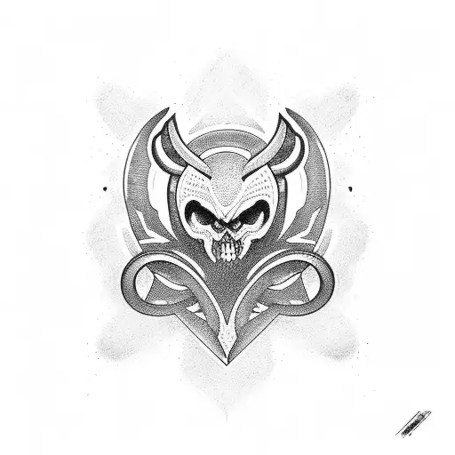 alpha omega tattoo design idea