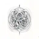 Infinity Symbol neurodivergent tattoo design idea