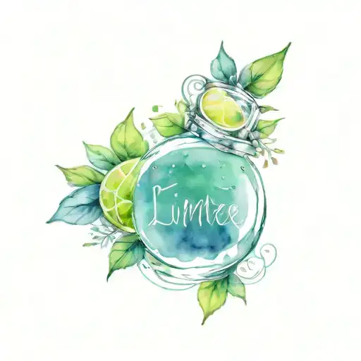 cute things with the word "Limerence" tattoo design idea