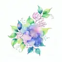 cute things with the word "Limerence" tattoo design idea