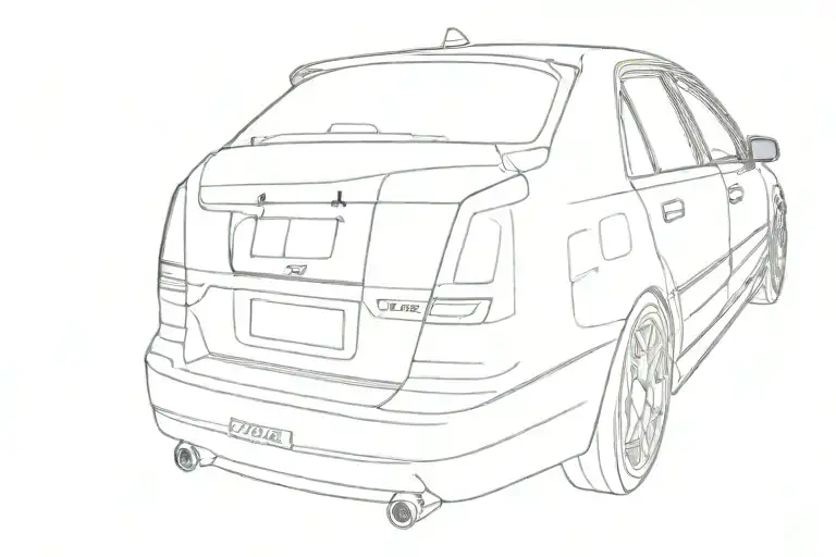 volvo s40 1998 tattoo design idea