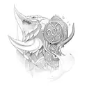 medieval  tattoo design idea