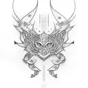 medieval  tattoo design idea