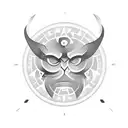 flashlight tattoo design idea