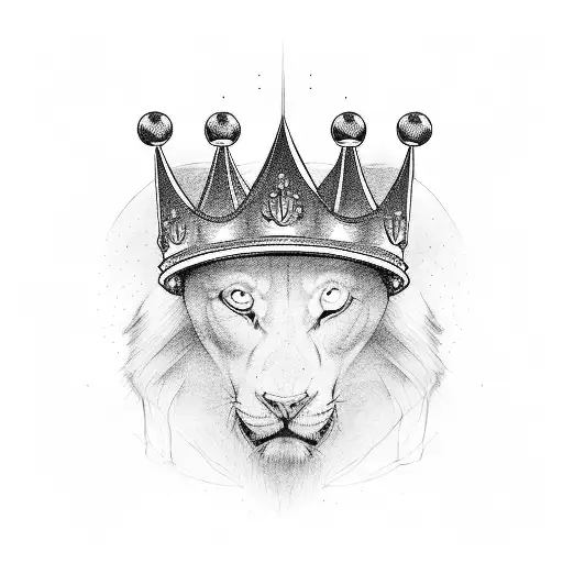 initial V with a crown  tattoo design idea