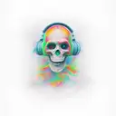 techno music  tattoo design idea