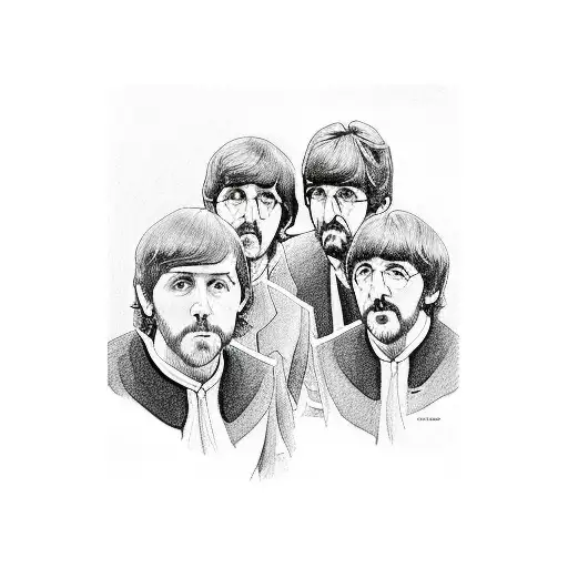 the beatles tattoo design idea