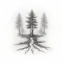 two roads diverged in a wood and I, I took the one less traveled by and that has made all the difference tattoo design idea