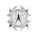 star trek symbol tattoo design idea