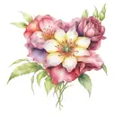 art music gardening rock n roll tattoo design idea