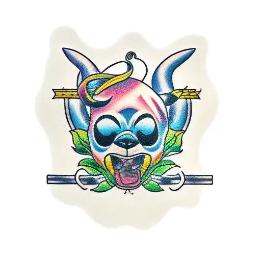 stich tattoo design idea