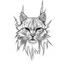 lightning numb tattoo design idea