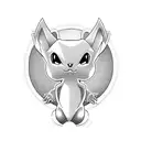 sprite mewtwo tattoo design idea