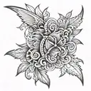 flash tattoo ornemental tattoo tattoo design idea