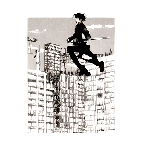 levi Ackerman attack on titan tattoo design idea