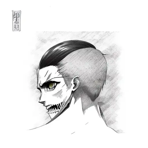 levi Ackerman attack on titan tattoo design idea