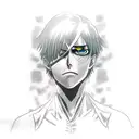 levi Ackerman attack on titan tattoo design idea