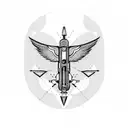aviation tattoo design idea