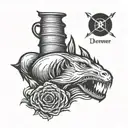 Denver life tattoo tattoo design idea