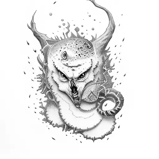 Duncannon Dell boy chainsaw tattoo design idea