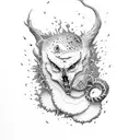 Duncannon Dell boy chainsaw tattoo design idea