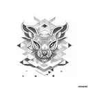 number 73 tattoo design idea