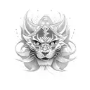 number 73 tattoo design idea