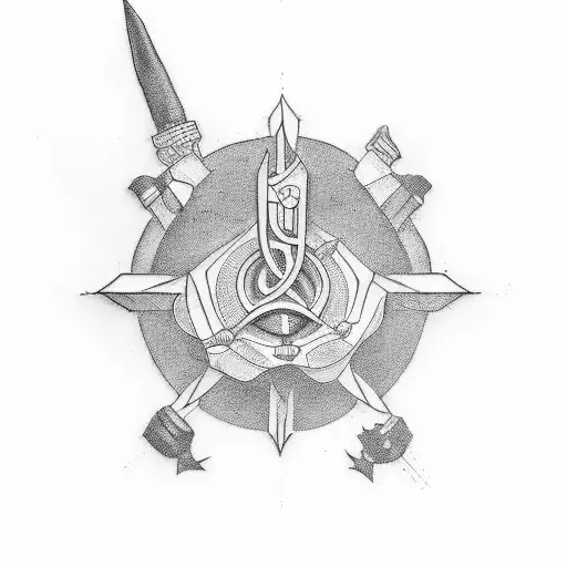 Design a tattoo featuring a slave motif in a black-grey style tattoo design idea