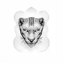 Panther tattoo design idea