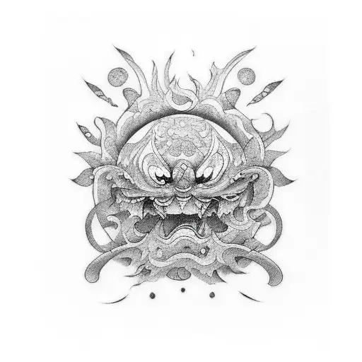 baki hanma tattoo design idea