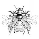 bumblebee tattoo design idea