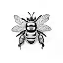 bumblebee tattoo design idea