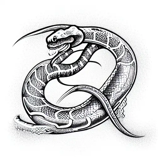 a wristband with a world serpent tattoo design idea
