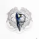 Wedge Tailed Eagle tattoo design idea