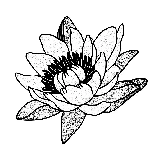 marigold,water lily, poppy,morning glory flower bouquet  tattoo design idea
