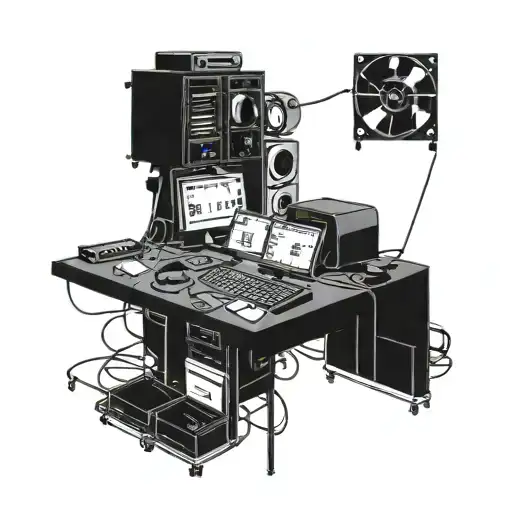 pc repair tattoo design idea