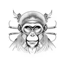 monkey king wukong tattoo design idea
